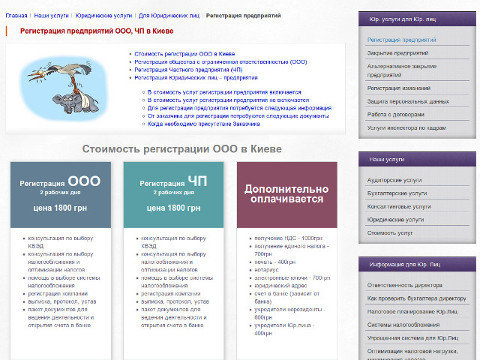 - Регистрация предприятий ООО, ЧП в Киеве