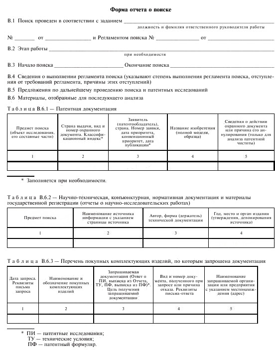 - Приложение В ГОСТ Р 15.011-96